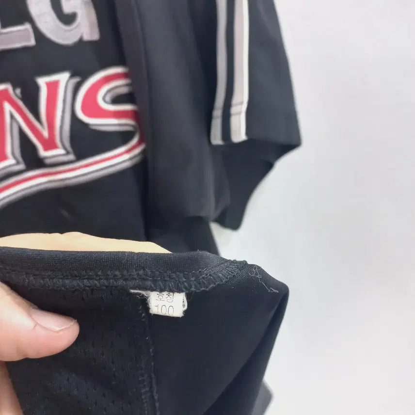 [BUNJANG] LG Twins Black Away Jersey 100 / 엘지트윈스 검정 원정유니폼 100 망사아님