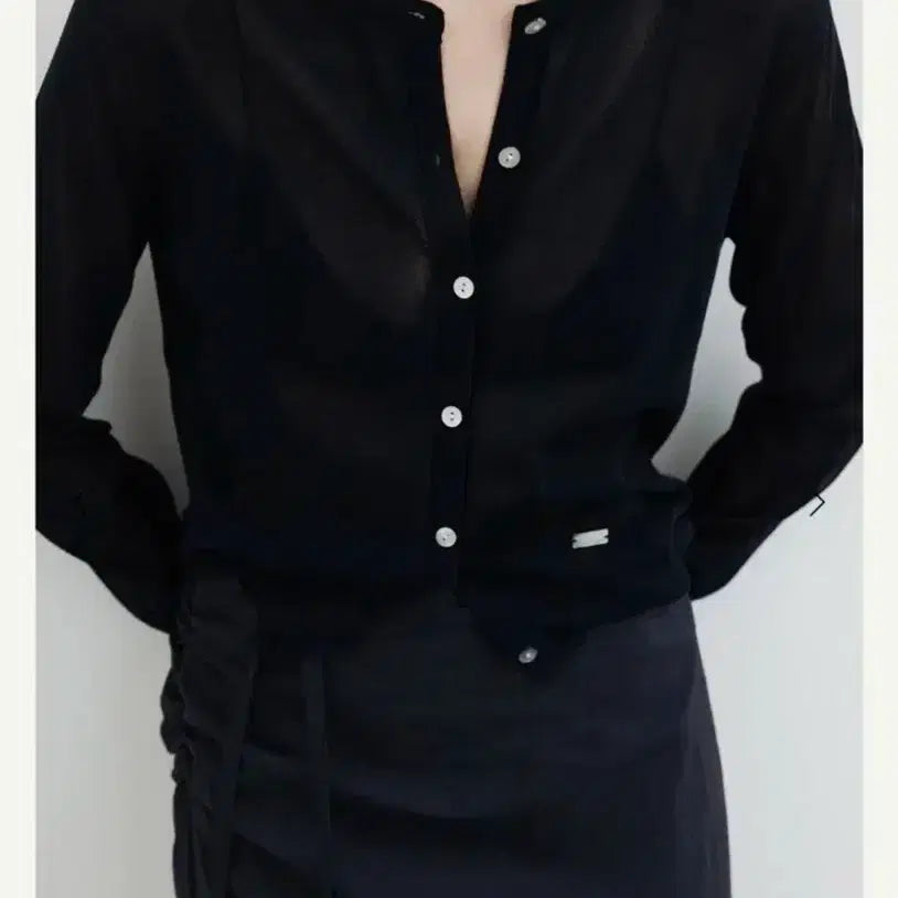 [SOLD OUT] 시에 리즐링 시어 가디건 딥네이비 S
