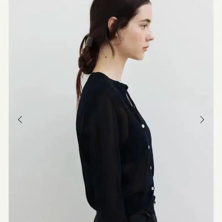 [SOLD OUT] 시에 리즐링 시어 가디건 딥네이비 S