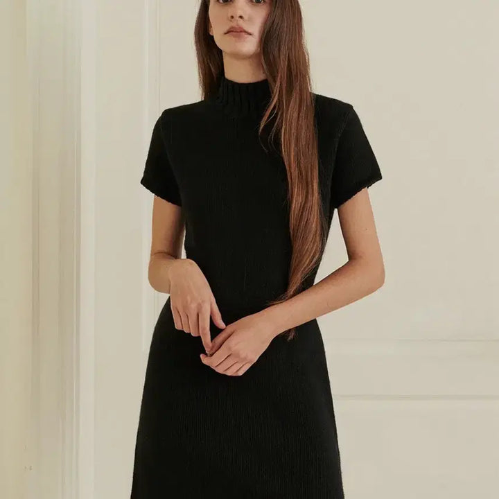 [BUNJANG] Cashmere Blend Wool Dress / 캐시미어 혼방 울 원피스 새상품