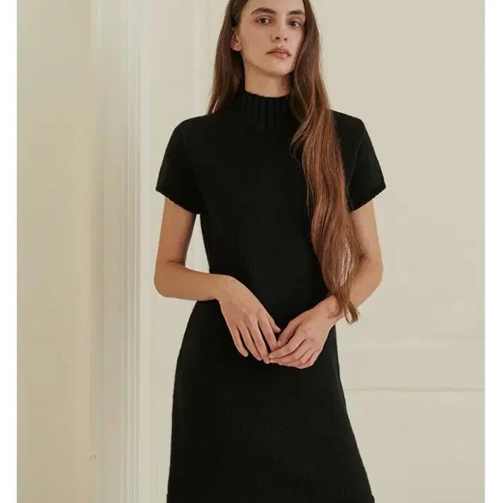 [BUNJANG] Cashmere Blend Wool Dress / 캐시미어 혼방 울 원피스 새상품