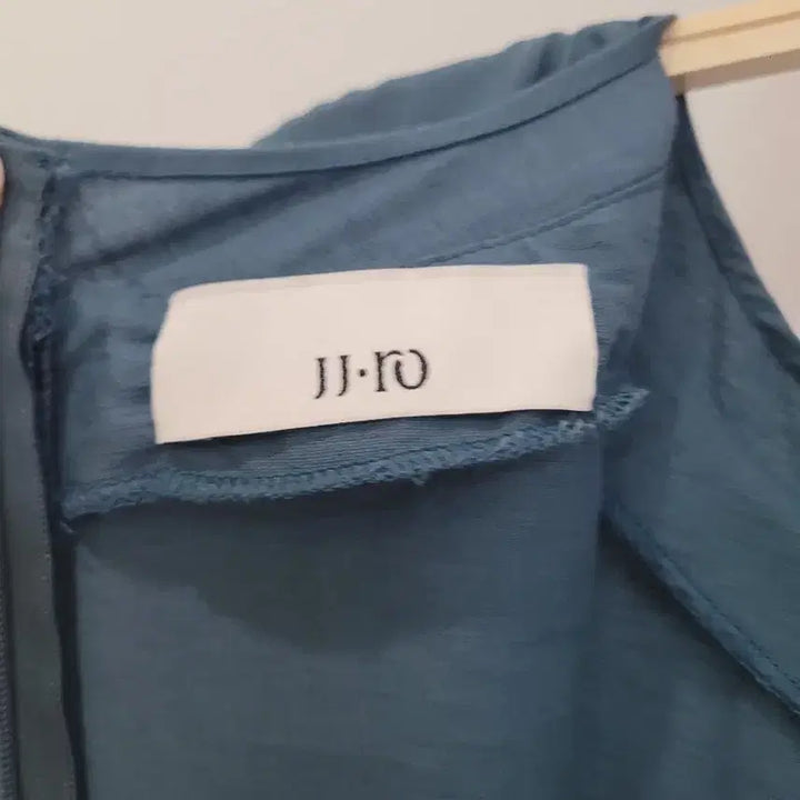 [BUNJANG] jj-ro Teal Shirred Linen Summer Dress / jj-ro 청록색 셔링 여름 린넨 원피스 55사이즈