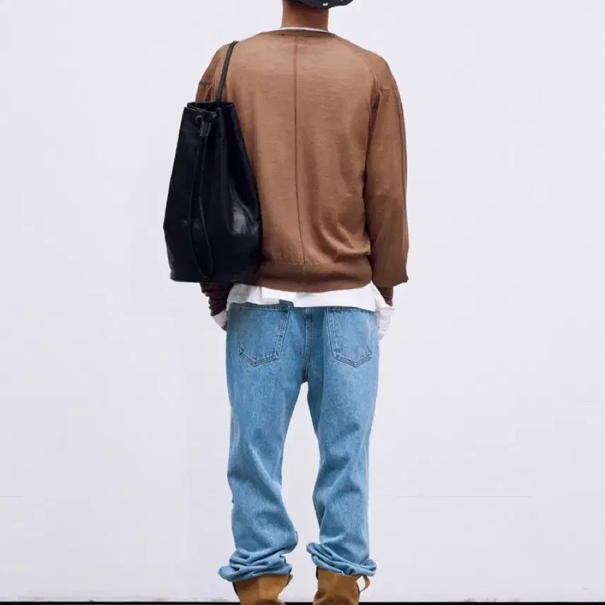 [BUNJANG] RECTO Jacquard Patch Sheer Cardigan / [새상품] 렉토 자카드 패치 시어 가디건