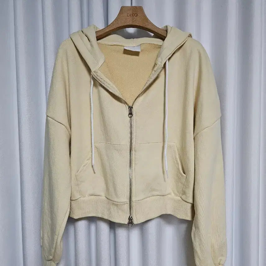 [BUNJANG] Two-Way Hoodie Zip-up / (새상품)투웨이 후드집업