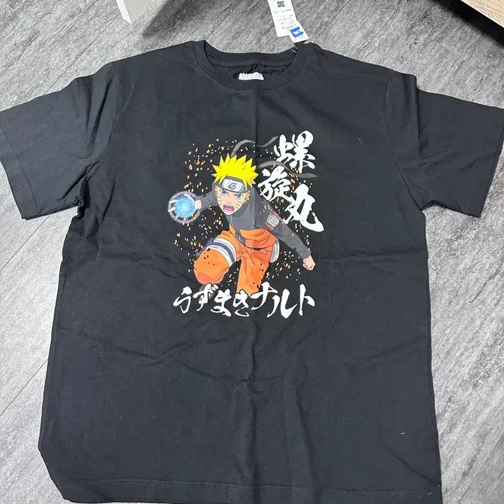 [BUNJANG] Naruto Uzumaki Black T-shirt (LL Size) / 나루토 우즈마키 반팔 티셔츠 LL 사이즈
