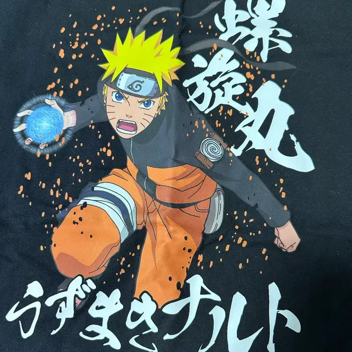 [BUNJANG] Naruto Uzumaki Black T-shirt (LL Size) / 나루토 우즈마키 반팔 티셔츠 LL 사이즈