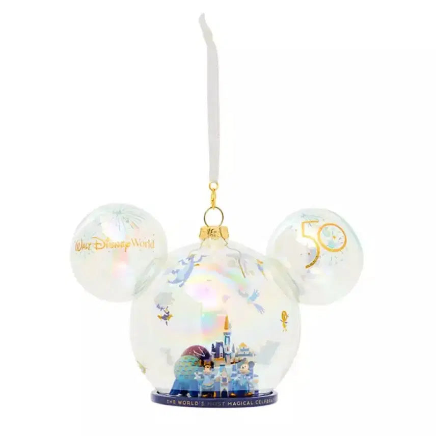 [SOLD OUT] 디즈니 월드 50주년 기념 유리돔 오너먼트