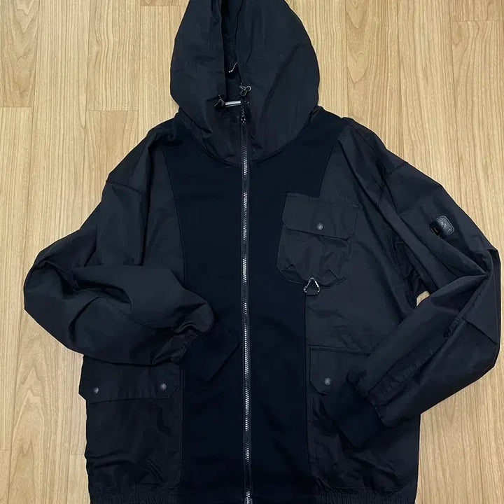[BUNJANG] Penfield Mixed Utility Pocket Hoodie Sweat Jacket Black / [펜필드] CN 믹스드 유틸리티 포켓 후디 스웨트 자켓 블랙