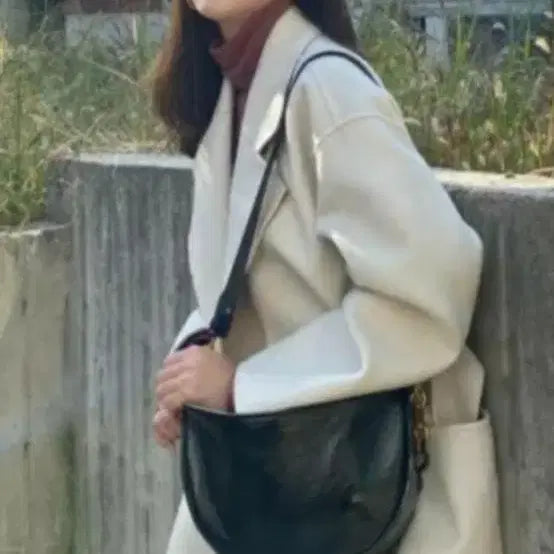 [BUNJANG] Loeuvre Sac De Bateau Medium Wine Shoulder Bag / 루에브르 가방 삭 드 바토 미디엄 와인