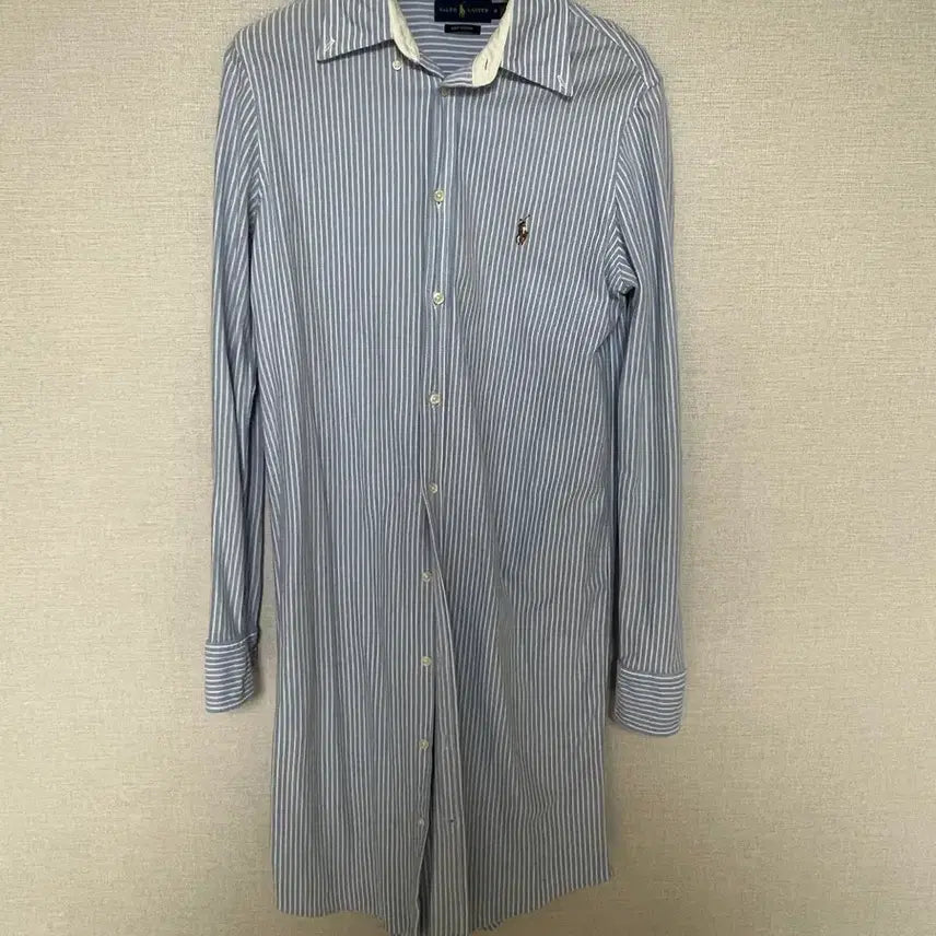 [BUNJANG] Polo Ralph Lauren Striped Shirt Dress / 폴로 랄프로렌 스트라이프 셔츠 원피스 정품