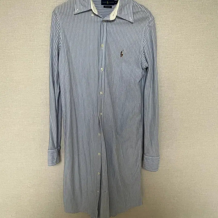 [BUNJANG] Polo Ralph Lauren Striped Shirt Dress / 폴로 랄프로렌 스트라이프 셔츠 원피스 정품