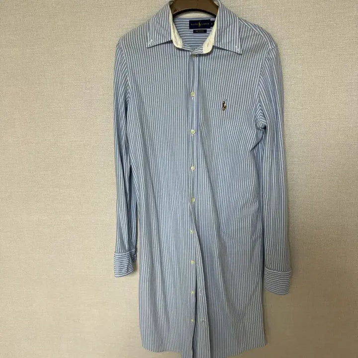 [BUNJANG] Polo Ralph Lauren Striped Shirt Dress / 폴로 랄프로렌 스트라이프 셔츠 원피스 정품