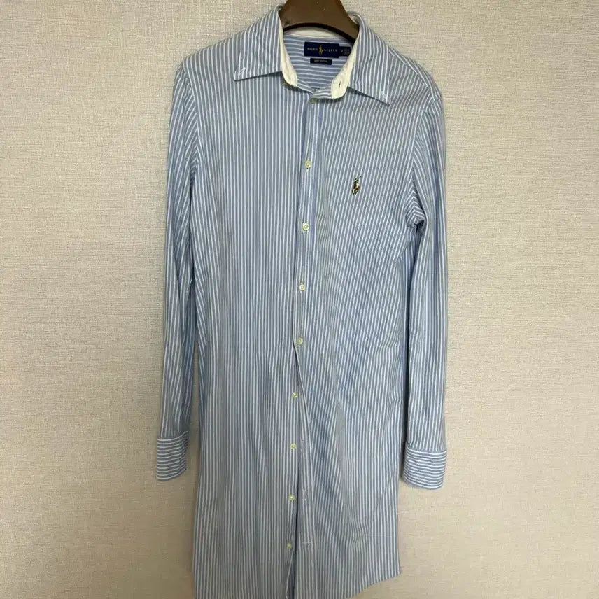 [BUNJANG] Polo Ralph Lauren Striped Shirt Dress / 폴로 랄프로렌 스트라이프 셔츠 원피스 정품
