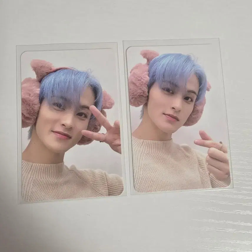 [BUNJANG] NCT Mark 2022 Pink Christmas Photocard / 엔시티 마크 포카 2022 핑크크리스마스