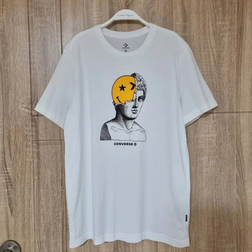 [BUNJANG] Converse Printing Short Sleeve T-Shirt / 컨버스 프린팅 반팔티