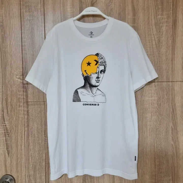 [BUNJANG] Converse Printing Short Sleeve T-Shirt / 컨버스 프린팅 반팔티