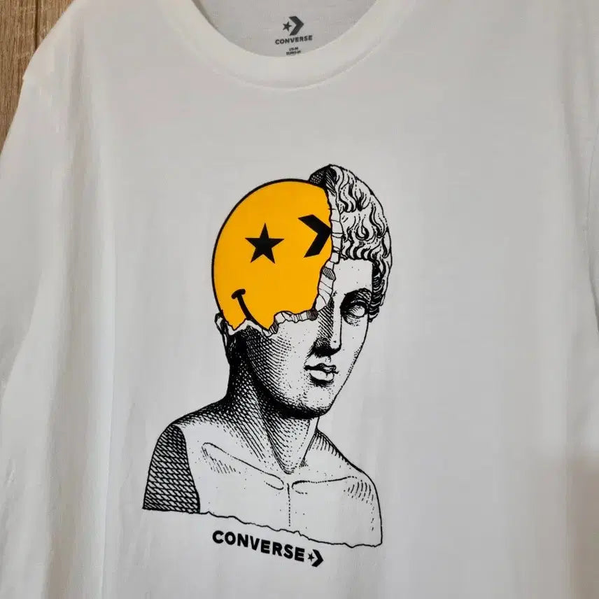 [BUNJANG] Converse Printing Short Sleeve T-Shirt / 컨버스 프린팅 반팔티