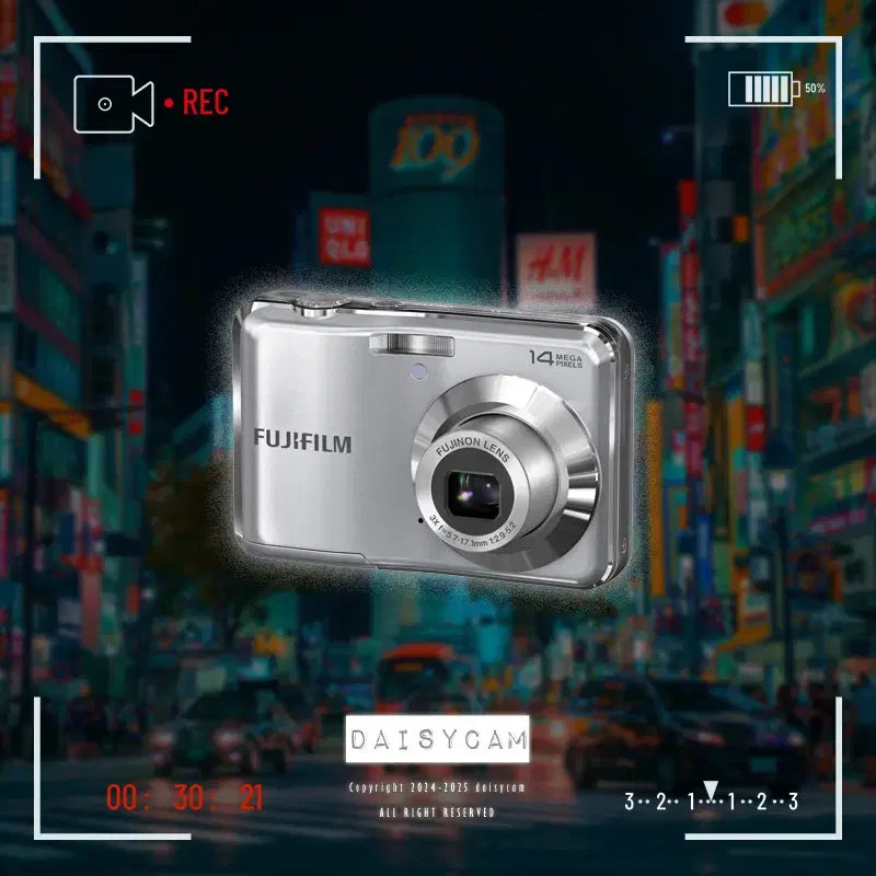 [SOLD OUT] 필름감성!) 후지필름 AV210 (AV200) 실버 빈티지 디카 카메라