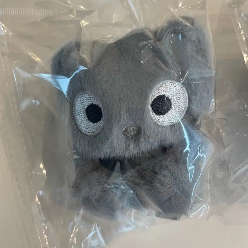 [BUNJANG] Sanrio Chococat 8cm Monotone Gray Keyring Plush / 새상품) 산리오 정품 초코캣 인형 키링 8cm 모노톤 회색