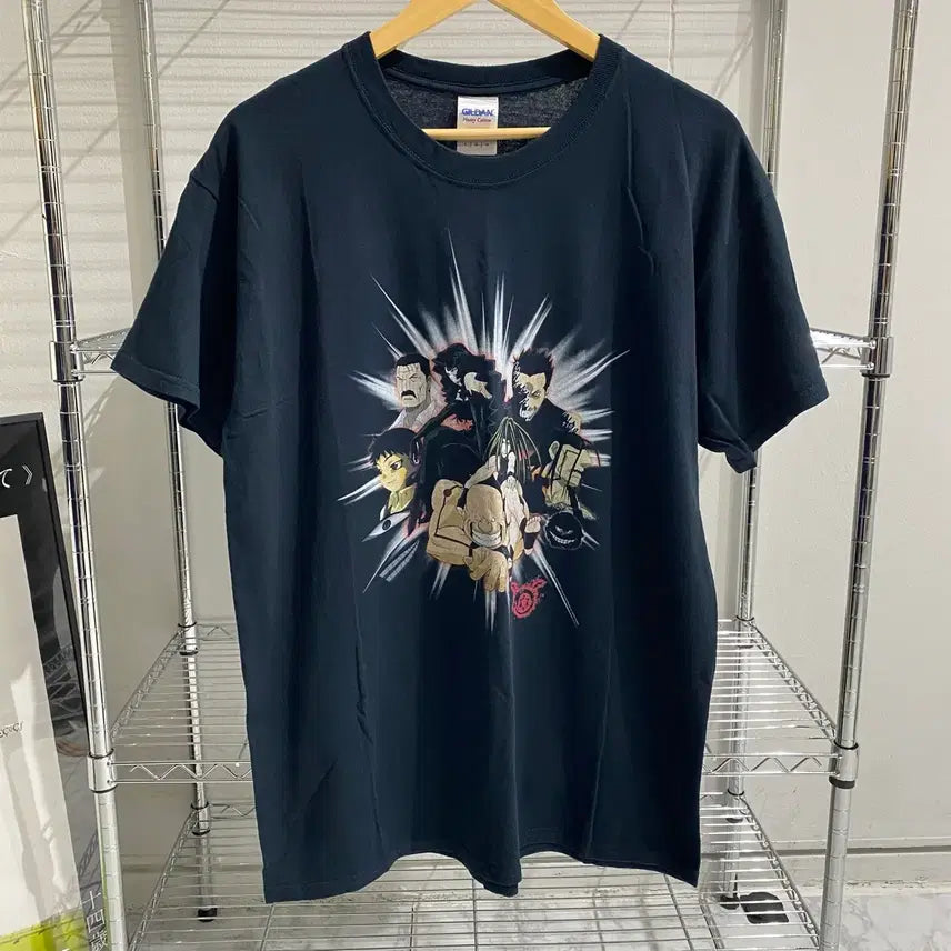 [BUNJANG] Fullmetal Alchemist Bootleg Anime T-shirt / 강연금 강철의연금술사 부틀렉 애니메이션 티셔츠