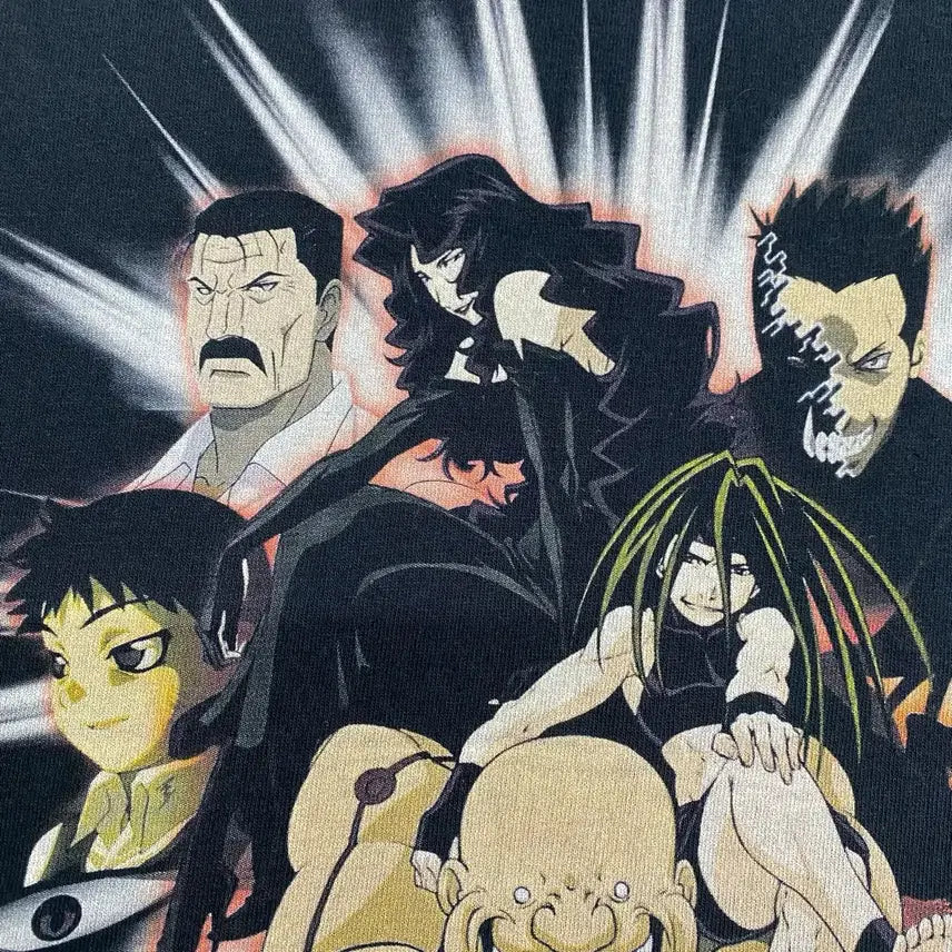 [BUNJANG] Fullmetal Alchemist Bootleg Anime T-shirt / 강연금 강철의연금술사 부틀렉 애니메이션 티셔츠