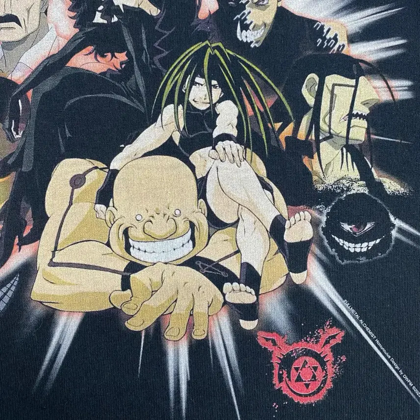 [BUNJANG] Fullmetal Alchemist Bootleg Anime T-shirt / 강연금 강철의연금술사 부틀렉 애니메이션 티셔츠