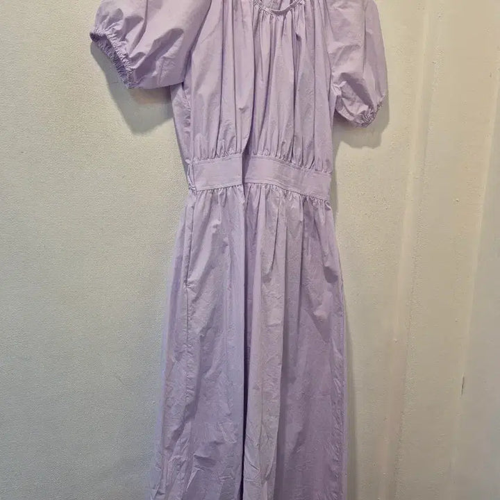 [BUNJANG] MICO Purple Short Sleeve Long Dress / MICO 퍼플 반팔 롱 원피스