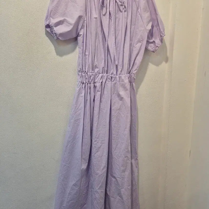 [BUNJANG] MICO Purple Short Sleeve Long Dress / MICO 퍼플 반팔 롱 원피스