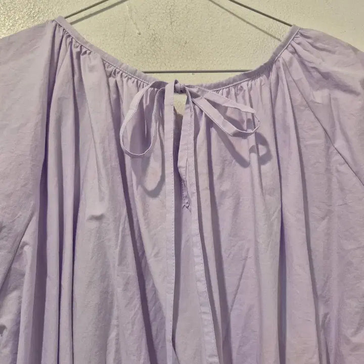 [BUNJANG] MICO Purple Short Sleeve Long Dress / MICO 퍼플 반팔 롱 원피스
