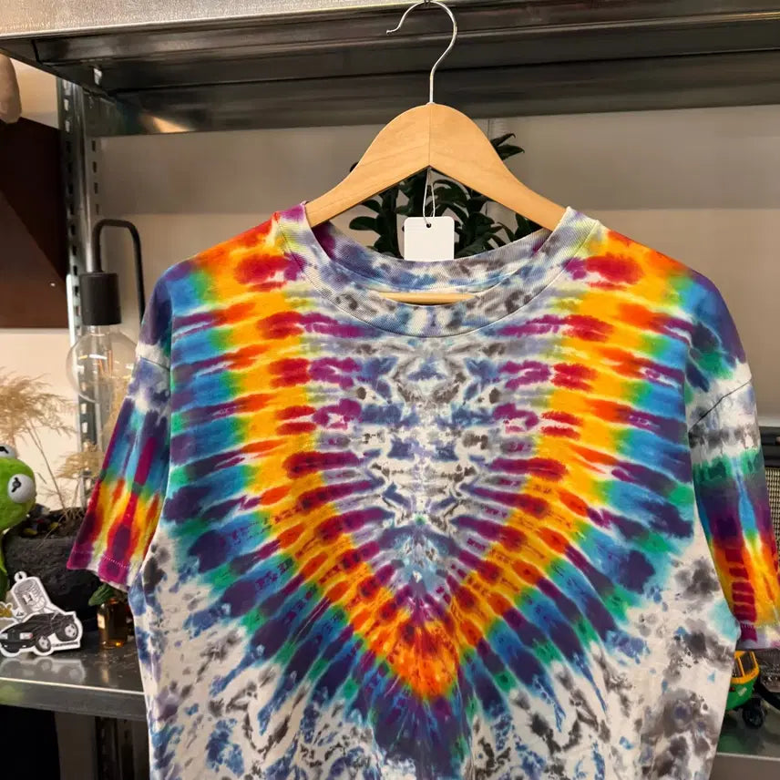 [BUNJANG] Unknown 90s Single Stitch Tie-dye T-shirt / 90년대 싱글스티치 타이다이 티셔츠