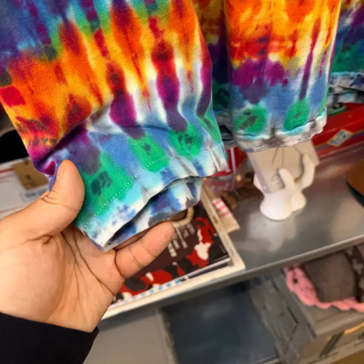 [BUNJANG] Unknown 90s Single Stitch Tie-dye T-shirt / 90년대 싱글스티치 타이다이 티셔츠