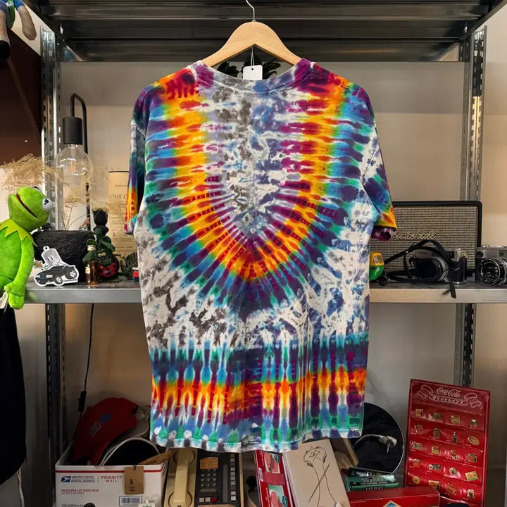 [BUNJANG] Unknown 90s Single Stitch Tie-dye T-shirt / 90년대 싱글스티치 타이다이 티셔츠