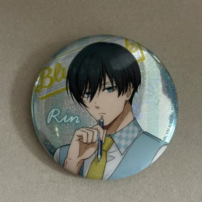 [BUNJANG] Blue Lock Itoshi Rin Day Off Can Badge / 블루록 이토시 린 캔뱃지 데이오프