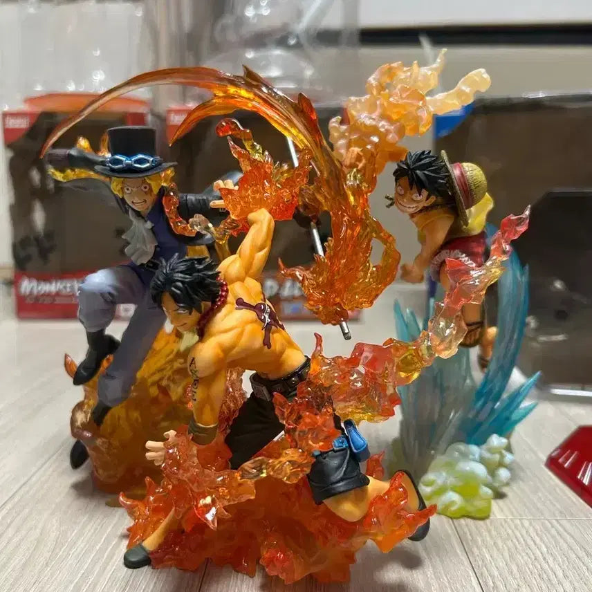 [BUNJANG] Bandai Figuarts ZERO Luffy Ace Sabo Figure Set / 원피스 Figuarts ZERO 루피 에이스 사보 피규어