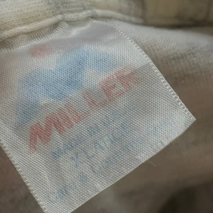 [BUNJANG] Colorado USA Miller Gray Striped T-shirt / 90S 콜로라도 USA MILLER 베이스 그레이 스트라이프 싱글스티치