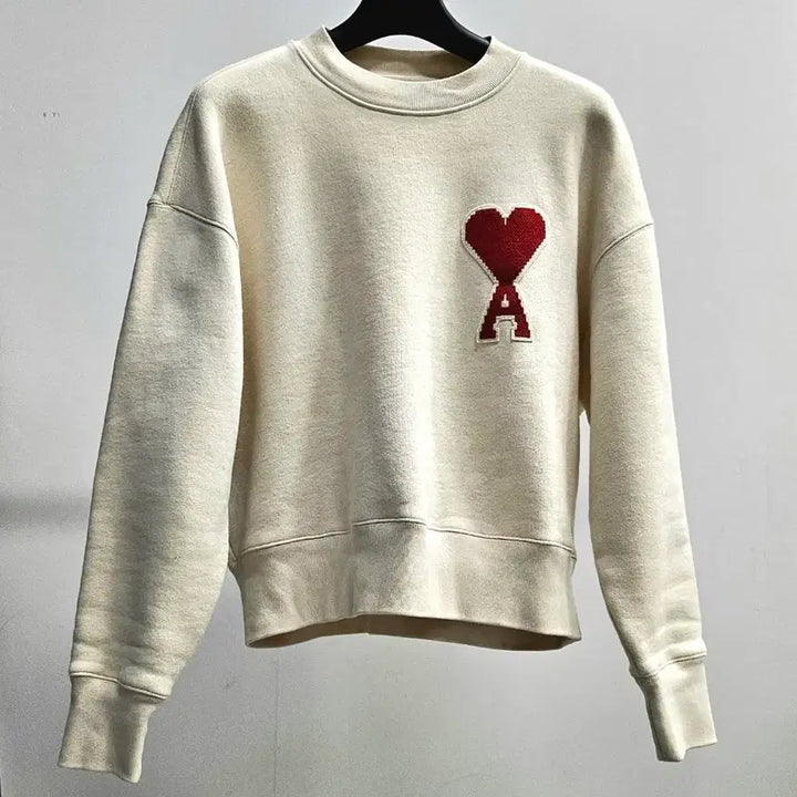 [BUNJANG] AMI Paris Big Heart Sweatshirt - Size S / (S+급/S size) 아미 빅하트 맨투맨