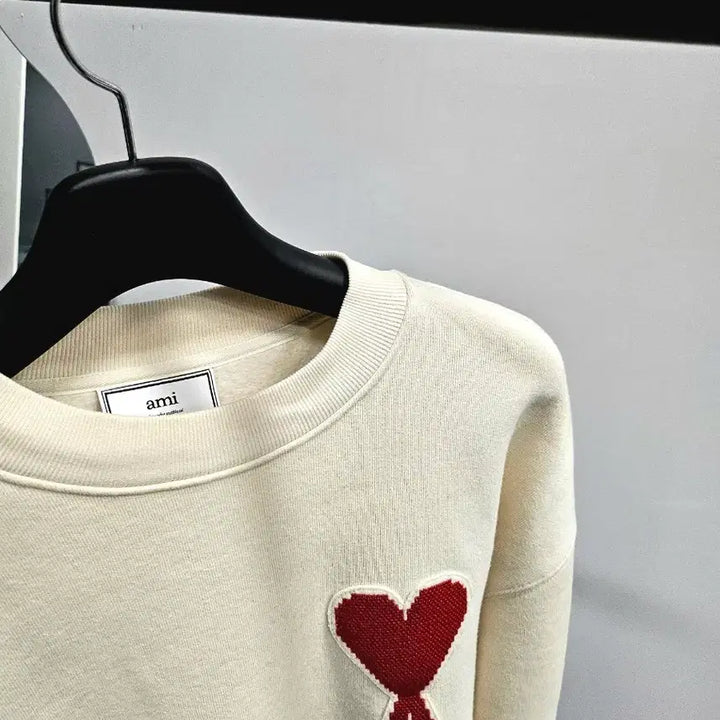 [BUNJANG] AMI Paris Big Heart Sweatshirt - Size S / (S+급/S size) 아미 빅하트 맨투맨