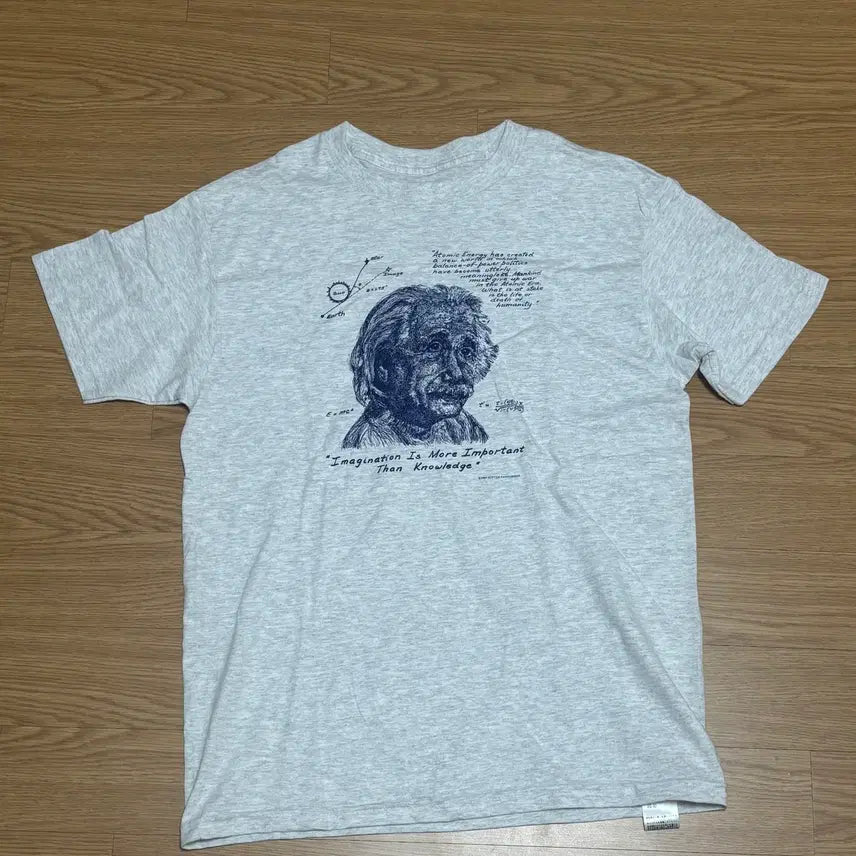 [BUNJANG] Einstein Oatmeal T-shirt / 아인슈타인 티셔츠 M