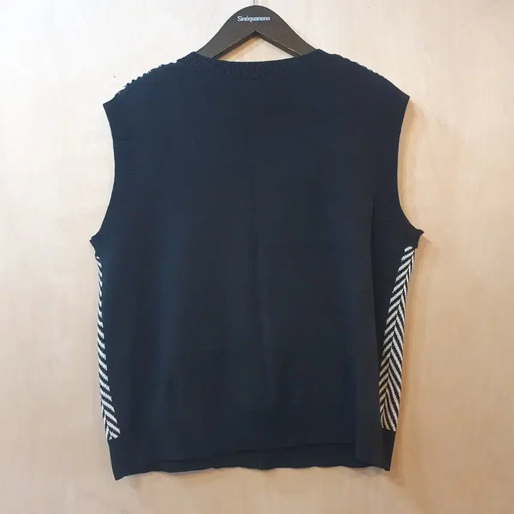 [BUNJANG] Herringbone Pattern Knit Vest XL / 헤링본 패턴 니트 조끼 XL