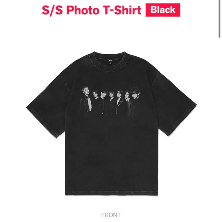 [SOLD OUT] BTS 방탄 아리랑 팝업 S/S Photo T-Shirt (Black)