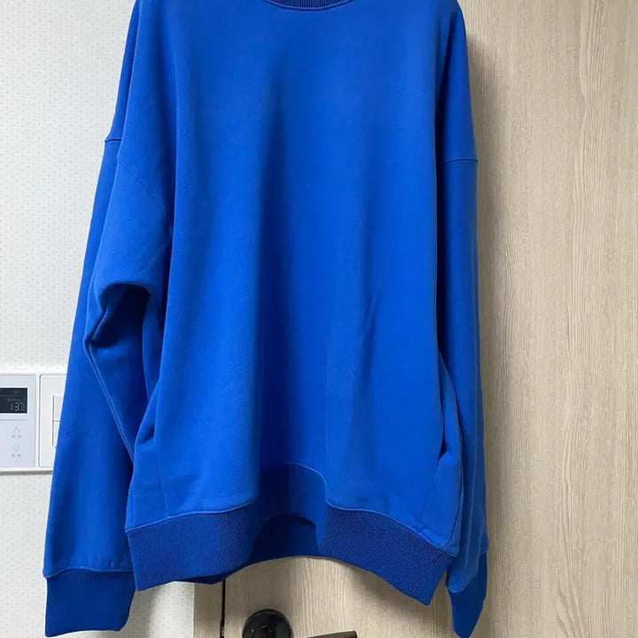 [BUNJANG] Solid Homme Sweatshirt Blue / 솔리드옴므 맨투맨 블루, 52사이즈 새상품