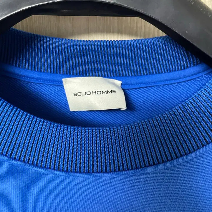 [BUNJANG] Solid Homme Sweatshirt Blue / 솔리드옴므 맨투맨 블루, 52사이즈 새상품