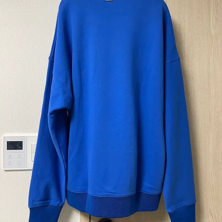 [BUNJANG] Solid Homme Sweatshirt Blue / 솔리드옴므 맨투맨 블루, 52사이즈 새상품