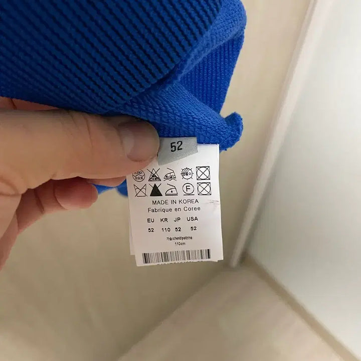 [BUNJANG] Solid Homme Sweatshirt Blue / 솔리드옴므 맨투맨 블루, 52사이즈 새상품