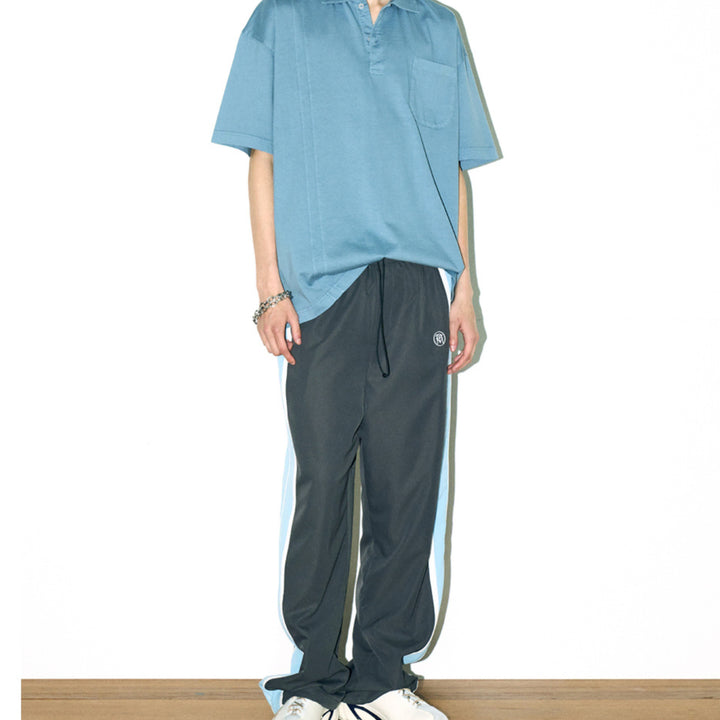 [BUNJANG] Partimento Oversized Pigment Polo Shirt Blue / 새) 파르티멘토 오버핏 피그먼트 폴로 셔츠 블루 M, L 미개봉 새상품