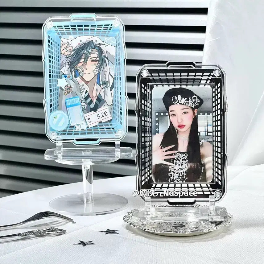[BUNJANG] Photocard Shaker Case / 포토카드 포카 아크릴 홀더 셰이커 케이스 보관함 미개봉품