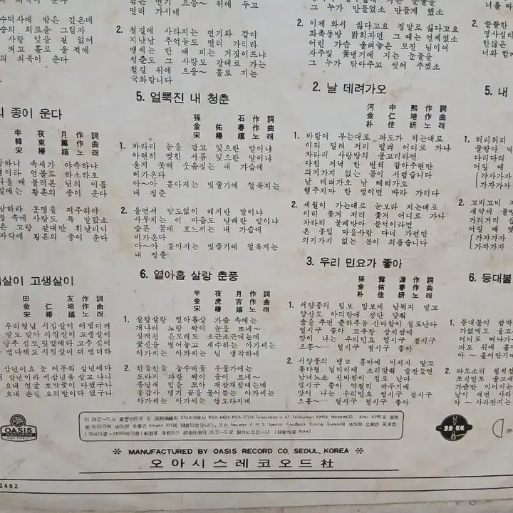 [BUNJANG] 수득사의 여승 lp / 수득사의 여승 lp