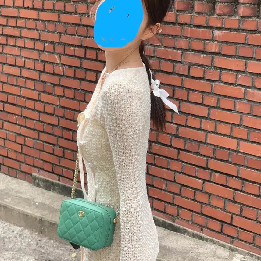 [BUNJANG] Shop Dainty Boucle Knit Two-Piece Set / 샵데인티 부클 니트 투피스