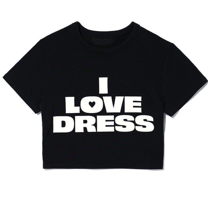 [BUNJANG] YOOHEE Love Dress Black T-Shirt (Sealed) / 새) 유희 러브 드레스 블랙 티셔츠 미개봉 새상품