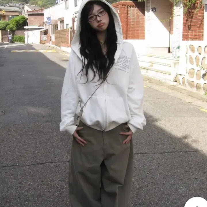 [BUNJANG] Modi Mood Balloon Cotton Wide Pants / 모디무드 벌룬 면 와이드 팬츠